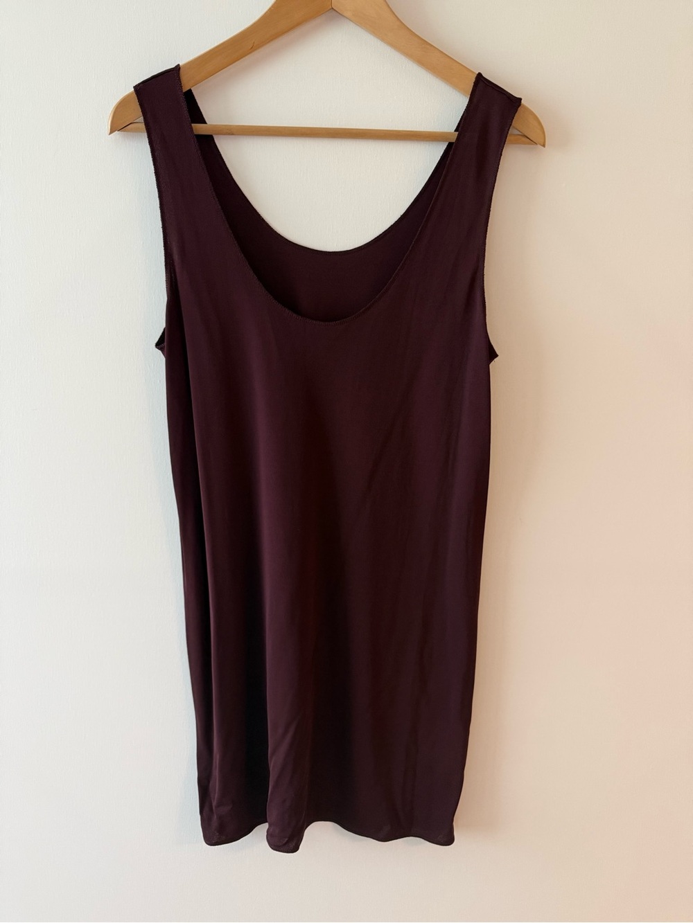 Missoni Plum Sleeveless Scoop Neck Jersey Tunic Made in Italy Sz IT 44 M L